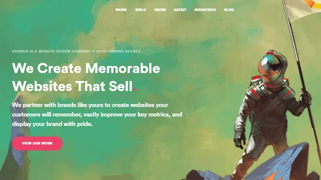 Huemor website screenshot