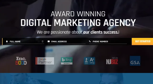 SmartSites Digital Marketing Agency website screenshot