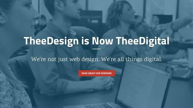 TheeDesign Studio website screenshot