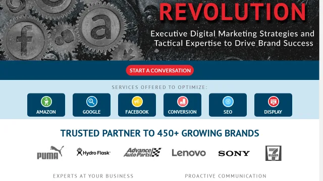 ROI Revolution website screenshot