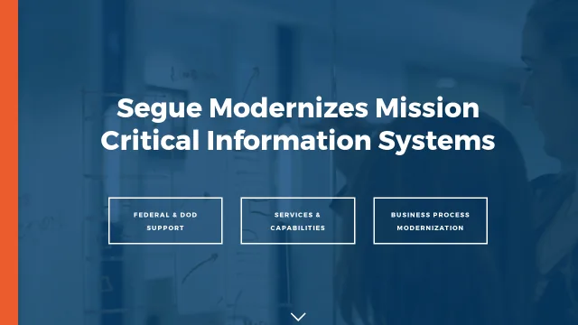 Segue Technologies website screenshot