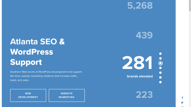 Southern Web Group website screenshot
