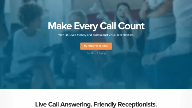 PATLive website screenshot