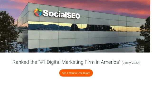 SocialSEO website screenshot