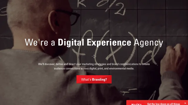 THIEL website screenshot