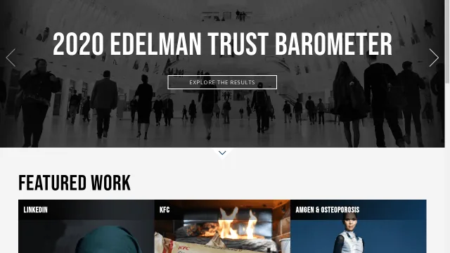 Edelman website screenshot