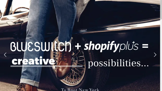 BlueSwitch website screenshot