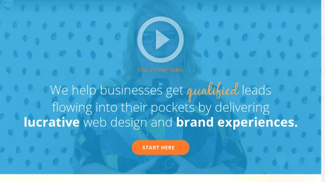 Fingerprint Marketing website screenshot