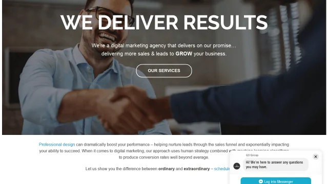 3 Group website screenshot