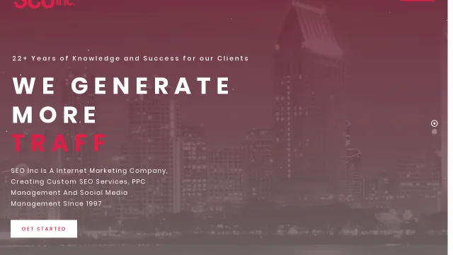 SEO Inc. website screenshot