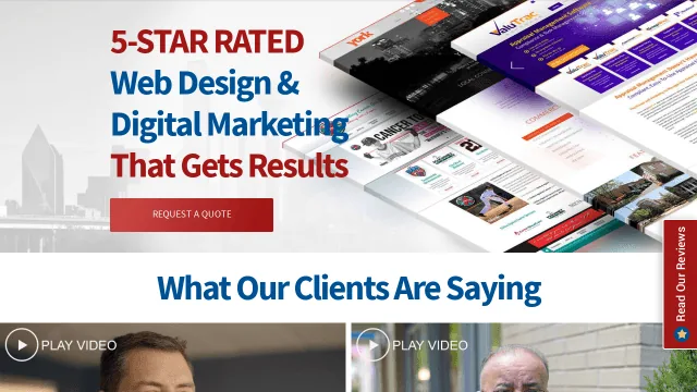 Red Spot Design website screenshot