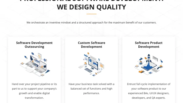 ScienceSoft website screenshot
