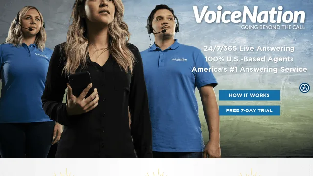 VoiceNation website screenshot