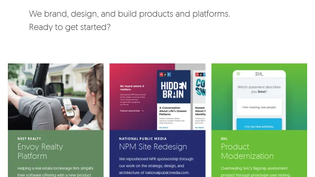 Viget website screenshot