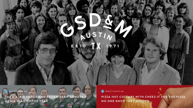 GSD&M website screenshot