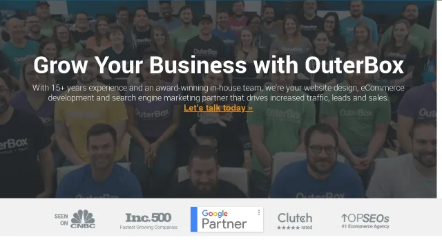 OuterBox website screenshot