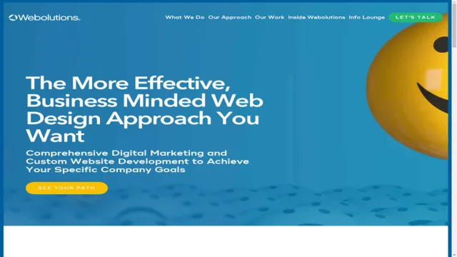 Webolutions website screenshot