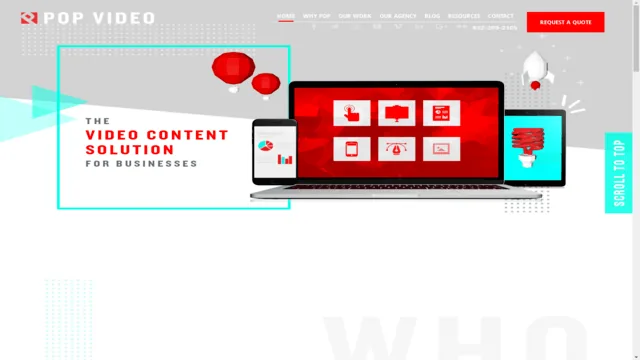 Pop Video website screenshot