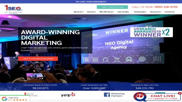 1SEO IT & Digital Marketing website screenshot