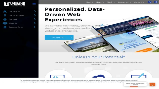 Unleashed Technologies website screenshot