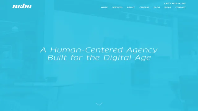 Nebo Agency website screenshot