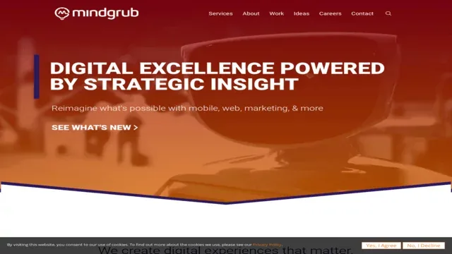 Mindgrub website screenshot