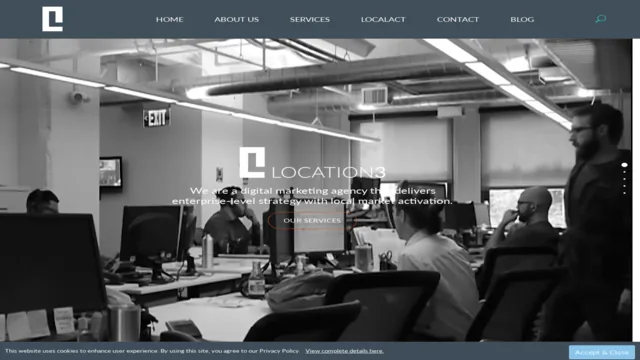 Location3 website screenshot