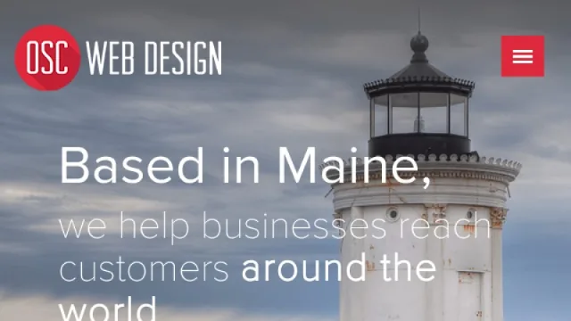 OSC Web Design website screenshot
