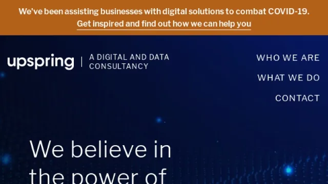 Upspring Media LLC website screenshot