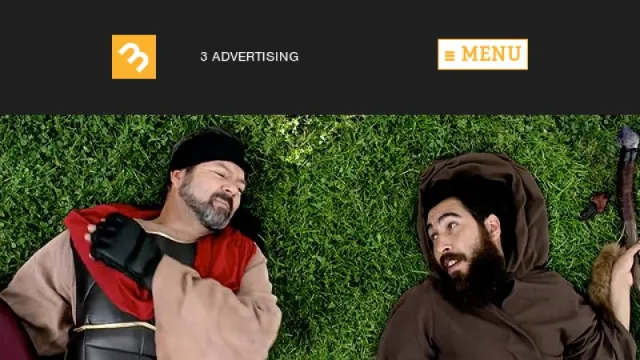 3 Advertising website screenshot