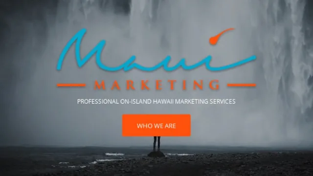 Maui Marketing website screenshot