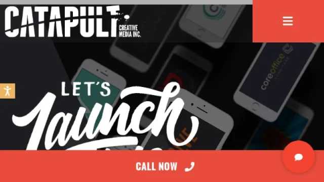 Catapult Creative Media website screenshot