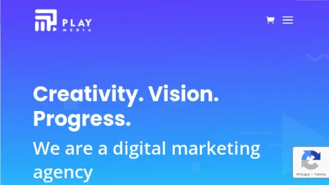 Play Media website screenshot