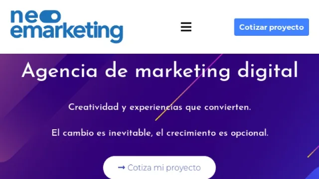 Neo E-Marketing website screenshot