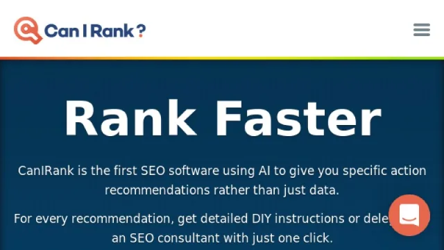 CanIRank website screenshot