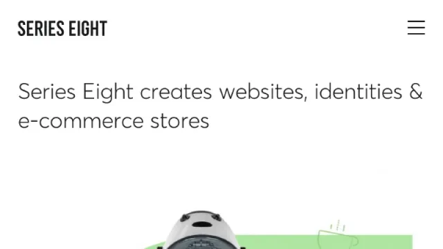 Series Eight website screenshot