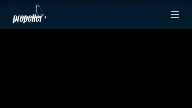 Propeller website screenshot