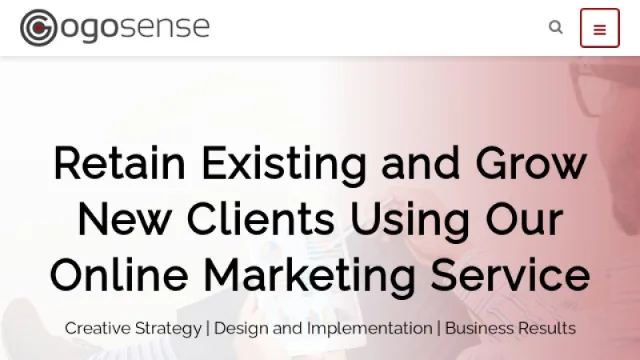 OGO Sense website screenshot