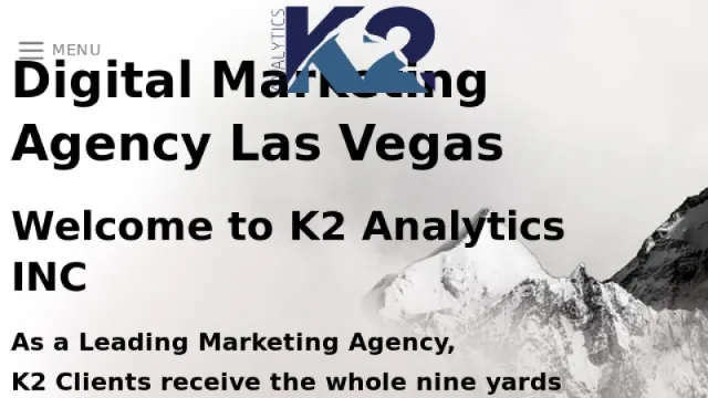 K2 Analytics INC website screenshot