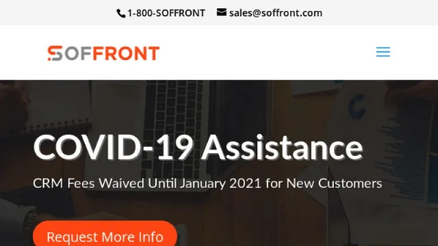 Soffront Corporation website screenshot