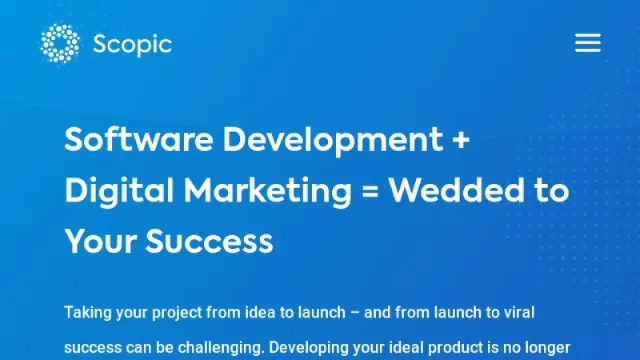 Scopic website screenshot