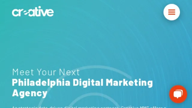 Creative MMS website screenshot