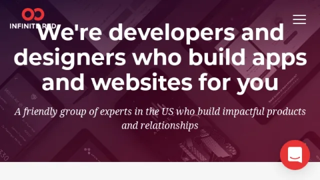 Infinite Red, Inc. website screenshot