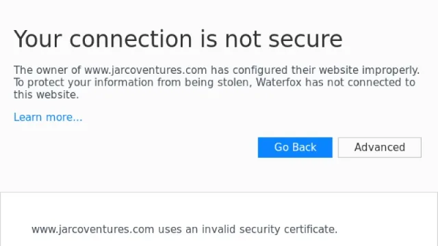 Jarco Ventures website screenshot