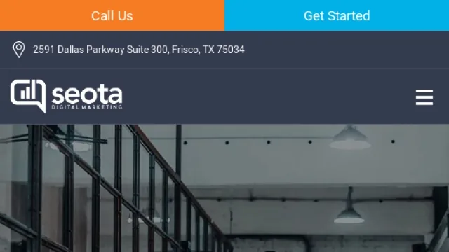 Seota Digital Marketing website screenshot