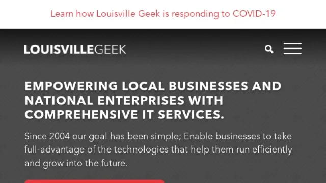Louisville Geek, LLC website screenshot