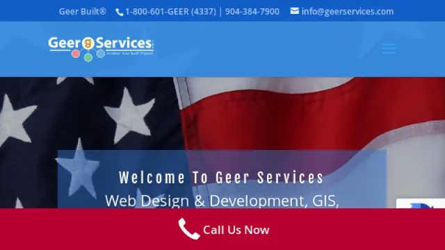 Geer Services website screenshot