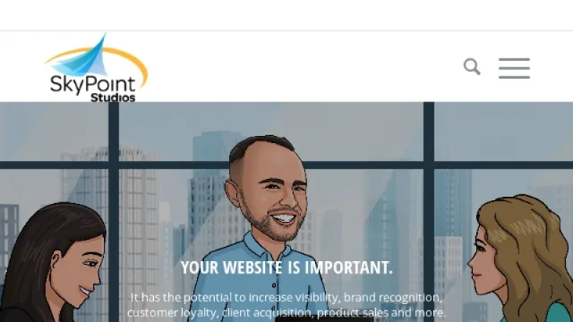 SkyPoint Studios website screenshot