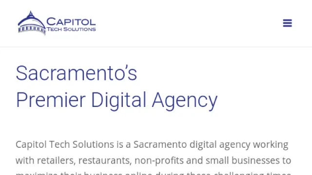 Capitol Tech Solutions website screenshot