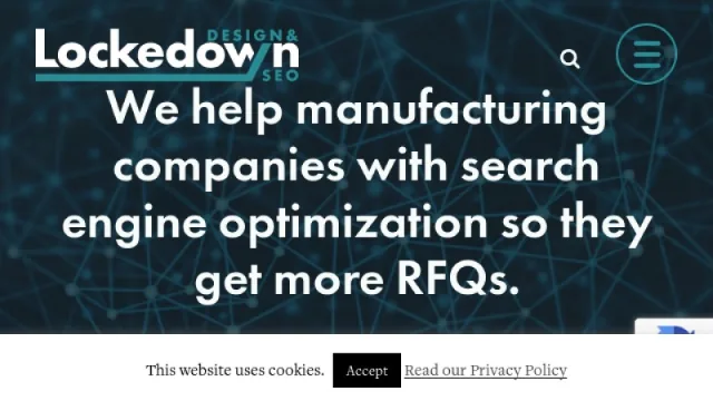 Lockedown Design & SEO website screenshot